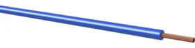 PVC-switching strand, extremely flexible, LifY, 1.5 mm², 392 x 0.07 mm, blue, outer Ø 3.4 mm, 160115007