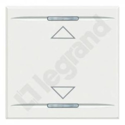 AXOLUTE MYHOME - KLAWISZ GÓRA-DÓŁ 2M BIAŁY HD4911M2AH /10szt./