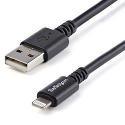 Kabel USB Złącze A USB A Złącze B Lightning dł. 3m Kabel Apple Lightning USB 2.0 kolor: Czarny