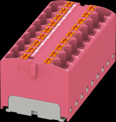 3273851 PTFIX distributor block, 18x4, pink