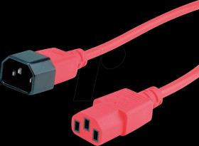 19081520 Non-heating appliance extension, 1.8 m, red