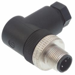 ELWIST 4012PG7, M12, 4 styki, złącze męskie (wtyk) kątowe, dławik PG7 (4-6mm), nakrętka metalowa, Hirschmann, 933165100, ELWIST4