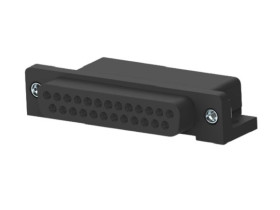 Złącze D-sub PCB 25-pinowe Gniazdo Kąt Proste Montaż na płytce raster 2.74mm Cyna