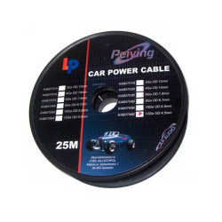 Przewód sam.12Ga OD 4,5mm CU 25 brązowy