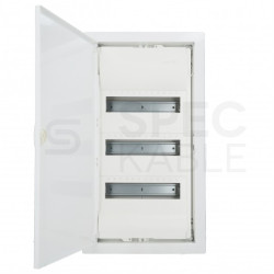 Rozdzielnica podtynkowa VOLTA 3x12 modułów QuickConnect IP30 630,5x348x89mm drzwi pełne HAGER