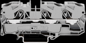 2010-1301 3-conductor feed-through terminal, 57 A 0.5 - 10.0 mm² grey