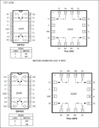 Improved, Quad, SPST Analog Switches