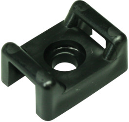 Mounting base, max. bundle Ø 3 mm, PP, black, (L x W x H) 21.9 x 15.5 x 9.4 mm, TM3S8-C100