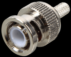 BNC crimp plug for RG 58, 50 Ohm