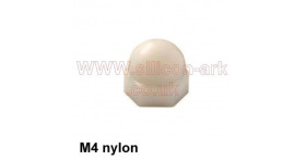 M4 Nylon domed nuts - bag of 50