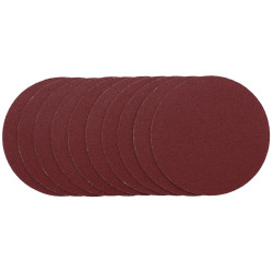 Draper 02695 Sanding Discs 125mm Hook &amp; Loop - 120G (Pack of 10) - 02695