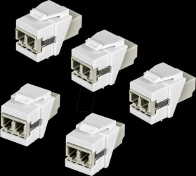 TC-K05LC Keystone Module, LC-Duplex, 5 pack