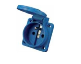 Gniazdo tablicowe 16A 250V IP54 niebieskie EE 16 004482123