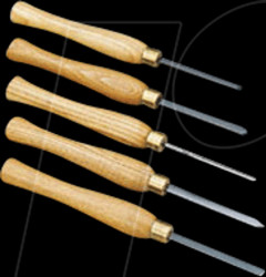 27023 Five-piece HSS chisel set