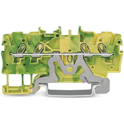 Kostka zaciskowa na szynie DIN WAGO poziomy: 1 24 → 16AWGWciskany zacisk Cage Clamp TOPJOB S