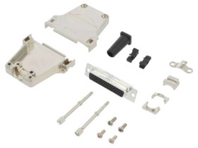 DTZF-LJSRG-25MSSC D-Sub męskie proste zacisk śrubowy na przewód PIN 25