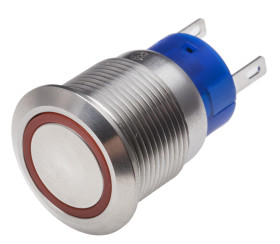 Nasadka przełącznika Zatrzaskowy SPDT średnica wycięcia 19.2mm, montaż panelowy RS PRO