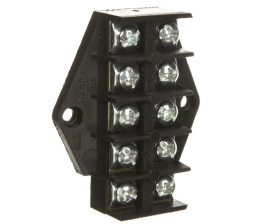 Płytka odgałęźna ZPT5 /4.0mm2/ 5-torów czarna ZPT5-4.0 83004007