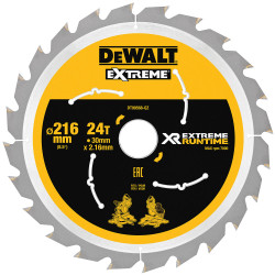DEWALT DT99568-QZ FlexVolt XR Circular Saw Blade 216 x 30mm x 24T