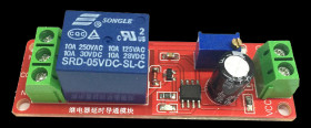 Opencircuit 5V relay with adjustable delay (0S - 10S)