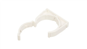 Uchwyt Zamknięty Do Rur 47Mm Biały Uze-47 /50Szt./