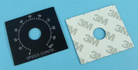 TARCZA ZE SKALĄ 44x50mm TDP02 Z KLEJEM