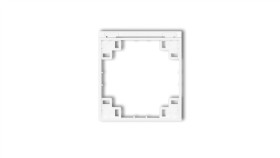 Ramka Pośrednia Do Gniazd Bryzgoszczelnych Z Uziemieniem Schuko Biały Mrpb-1S