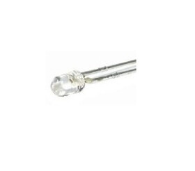 3mm Red LED, Clear Lens - 3AR4SC10
