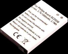 31169 Battery for Avent Eco SCD535 DECT, Li-Ion, 1000 mAh