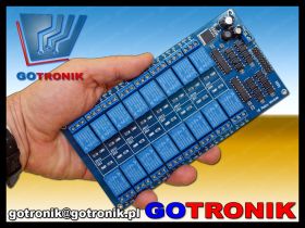 16 przekaźników moduł 12V z optoizolacją