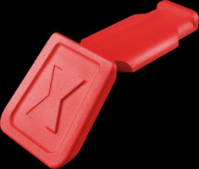 00 61 10 CR KNIPEX ColorCode Clip - 10x, red