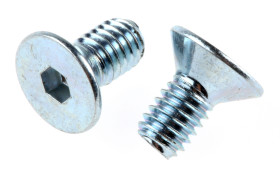 Śruba imbusowa M4 długość 8mm Gniazdo sześciokątne stożkowe Stalowe RS PRO