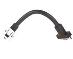 MOSAIC Gniazdo HD 15 żeńskie z przewodem podłączeniowym białe 078777