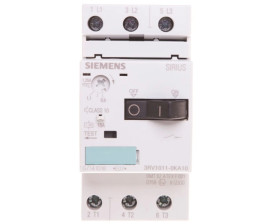 Wyłącznik silnikowy 3P 0,37kW 0,9-1,25A S00 3RV1011-0KA10