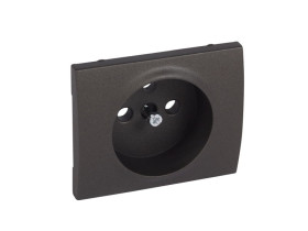 SISTENA LIFE Plakietka Choco gniazda pojedynczego z uziemieniem 771227 LEGRAND