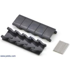 Miniaturowe czarne ogniwa i sworznia gąsienic 10 szt.