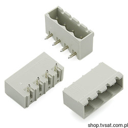 1546109-4 Connector 4 Pin Horizont THT TYCO