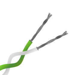 Kabel/przewód termopary K dł. 5m 1/0,2mm -75 → +260 °C PFA 2-żyłowy Nieekranowany