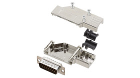 Osłona 15-pinowe D Sub Hoods do Dla kabla Encitech Connectors