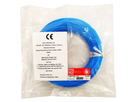Przewód montażowy 0,08mm² Niebieski RS PRO ETFE 28 AWG 300 V dł. 50m 1/0,32 mm