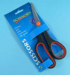 NOŻYCZKI 7,5' 190mm GUMOWANA RĄCZKA