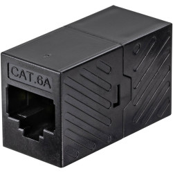 Renkforce RF-4531570 Networks Adapter CAT 6A RJ45 socket to socket Black
