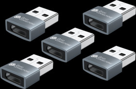 USB-AD203-5 Adapter USB 2.0 A male &gt; C female, set of 5