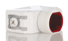 Czujniki fotoelektryczne Spolilizowane odbicie retro cylindryczny RS PRO NPN NONC zakres 3 m Światło czerwone