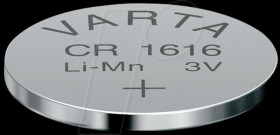 6616101401 Varta button cell battery, 3 V, 55 mAh, 16x1.6 mm