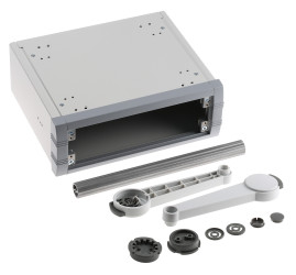 Obudowa urządzeń elektronicznych METCASE Unimet Aluminium, Szary wysokość zew: 85 mm 230 mm 190 mm IP40