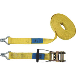Petex 43192919 Ratchet Straps Yellow 10 M X 50 mm 2500 Dan Lashing Capacity