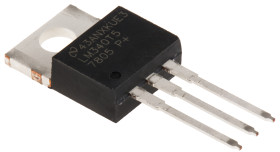 Regulator napięcia 5 V TO-220 Otwór przezierny wyjścia: 1 Stałe LM7805CT/NOPB