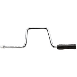 Rozszerzenie, Chromowane, Stal, rozm: 1/2 cala, typ: Kwadratowy, Korba do kluczy nasadowych, dł: 100 mm