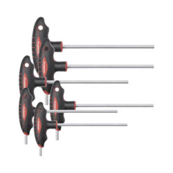 Gedore RED 3301281 2C-T-handle Screwdriver Set hexagonal 2.5-8 mm